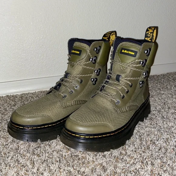 *BRAND NEW* Dr. Martens Tarik Green Boots Dr.Martens Tarik Zip Dms Olive Recycled Nylon Ripstop Green  main image 4